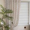 Rèm voan linen hoa nhí cho homestay V32