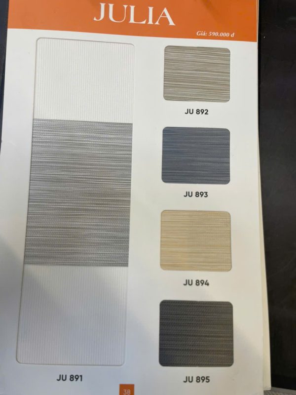 Bảng màu rèm cầu vồng Julia