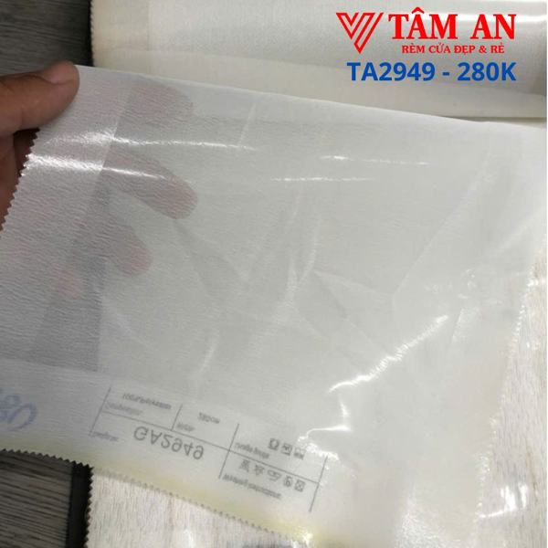 Rèm voan trắng mã TA2949