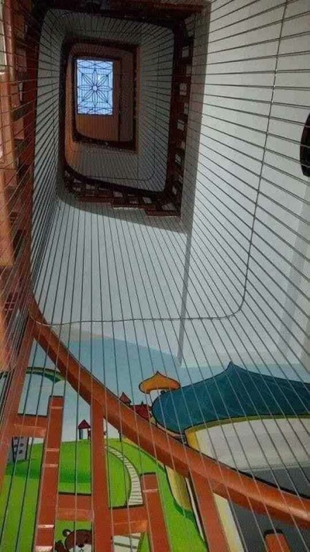Lưới an toàn cho cầu thang trường mầm non