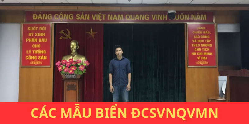 Mẫu biển Đảng Cộng Sản Việt Nam Quang Vinh Muôn Năm
