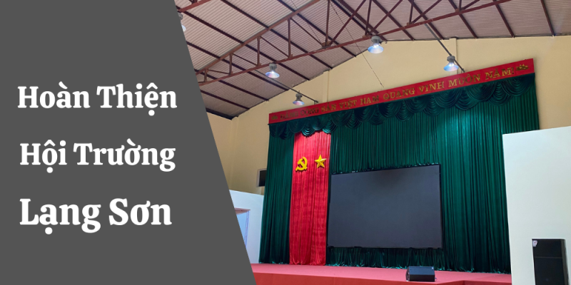 Hoàn thiện hội trường trai cai nghiện tỉnh Lạng Sơn