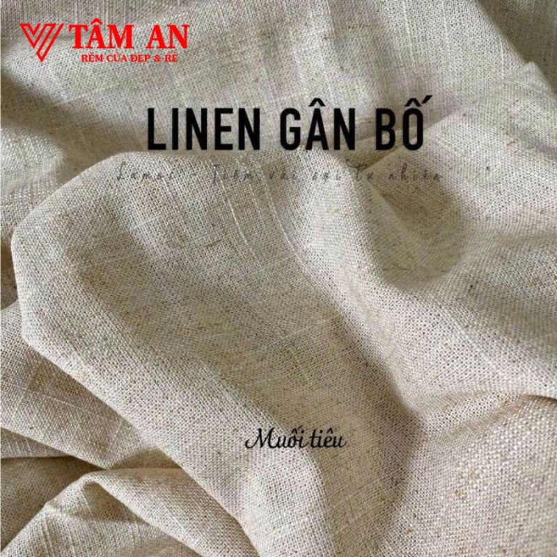 Linen gân bố xước