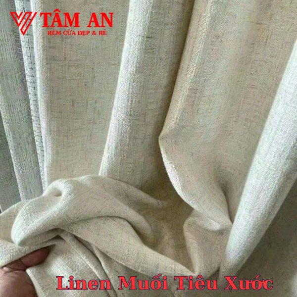 Linen muối tiêu gân xước