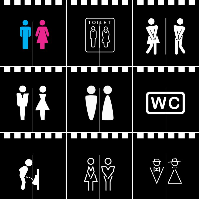 rèm noren cho nhà vệ sinh