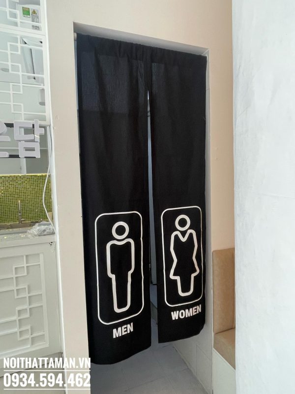 Rèm noren cho nhà vệ sinh nam - nữ