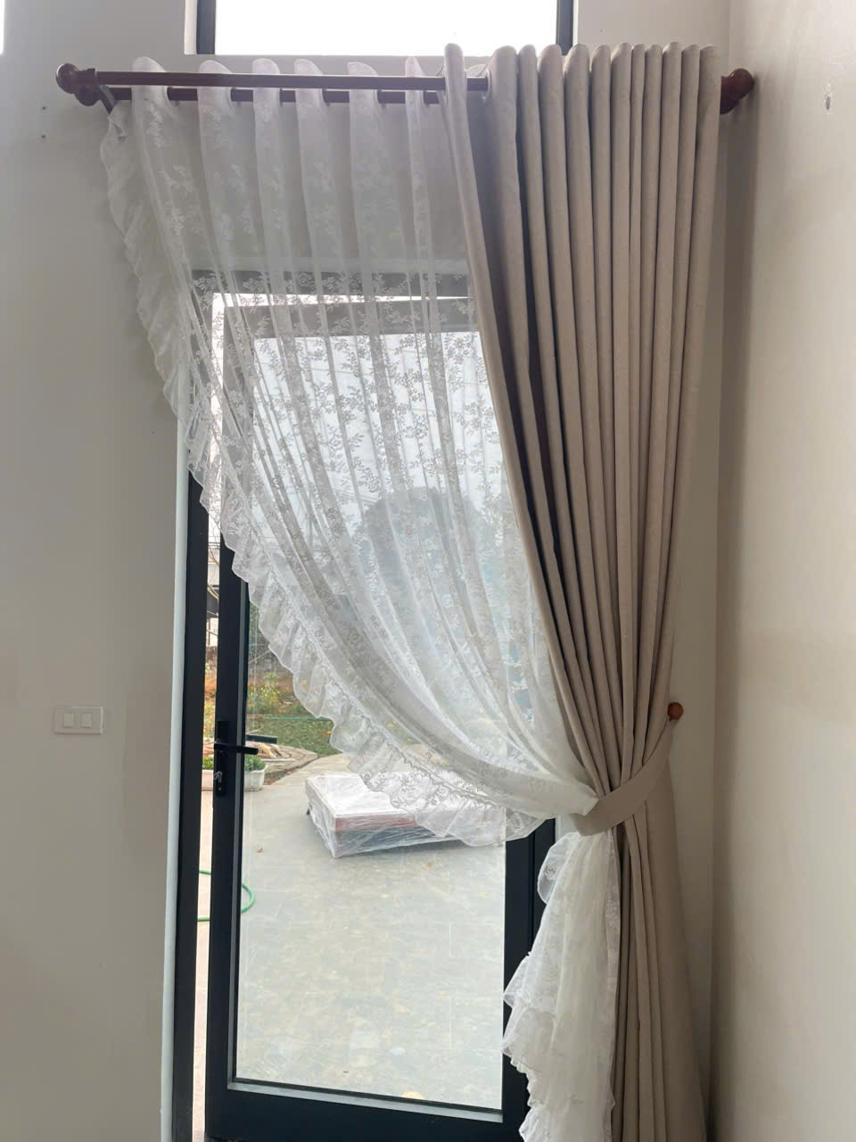 Rèm vải hai lớp cao cấp RV103 4 Rèm vải hai lớp cao cấp RV103 - Ảnh 4