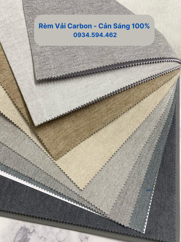 Rèm vải cao su chống nắng 100%, cách nhiệt điều hòa hiệu quả 12 Rem cao su non noithattaman 2
