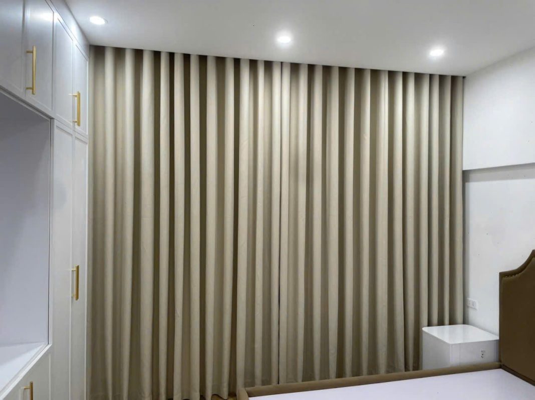 Rèm vải thô dày chống nắng tốt cho khách tại Ocean Park RV106 9 Mẫu rèm vải thô dày dễ dàng tạo sóng ngay khi lắp đặt