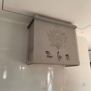 Rèm Khắc Laze Xuyên Sáng 7 Rèm đục lỗ bông sen