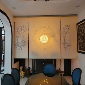 Rèm Khắc Laze Xuyên Sáng 6 Rèm dục lỗ đẹp